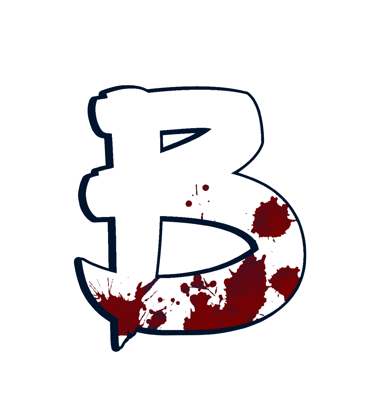 Clients can expect to see a blood-splattered letter b as part of the visual design.