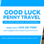 Good luck penny travel away from home.