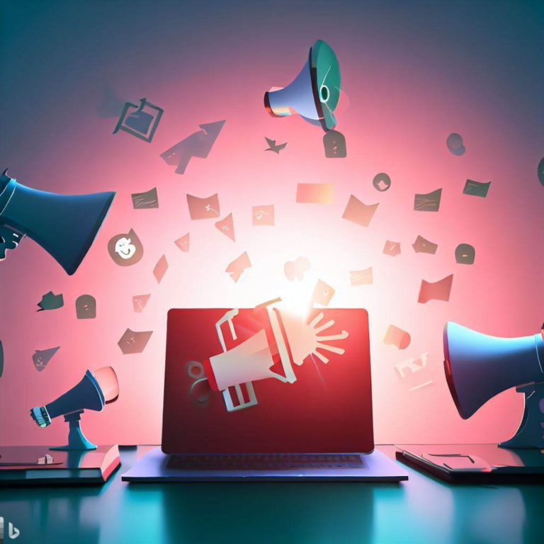 An image of a laptop amplifying small business success with marketing agencies.