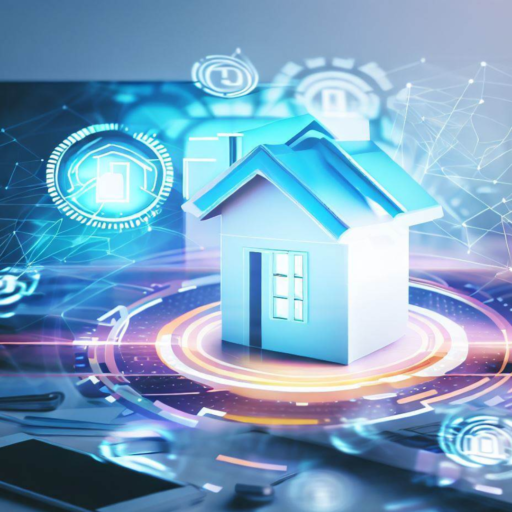 Cultivating Success: Digital Marketing Services for Real Estate Growth through house and digital icons.