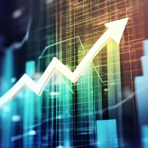 A graph illustrating growth trends.