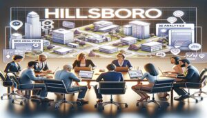 A group of people sitting around a table displaying the secret sauce of Local SEO for Hillsboro Businesses.