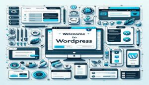 A set of WordPress icons for business websites featuring benefits, showcased on a white background.