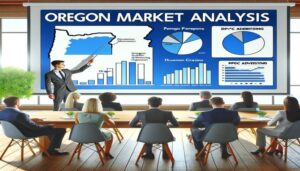 Conduct a comprehensive market analysis of the Oregon market, focusing specifically on PPC advertising strategies and trends in Oregon markets.