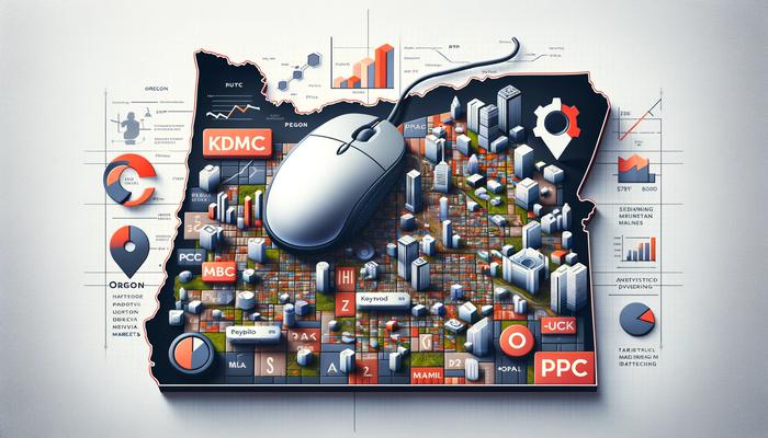 An Oregon-shaped computer mouse designed for SEO and PPC enthusiasts.
