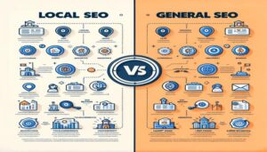 Differences between Local SEO and general SEO strategies for the local industry.