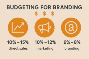 A diagram of marketing and sales for small businesses, highlighting how a strong branding package can boost growth—perfect for entrepreneurs in Oregon.